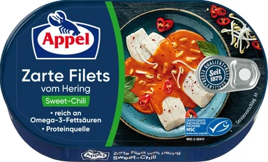 Appel zarte Heringsfilets Sweet Chili MSC 200 g