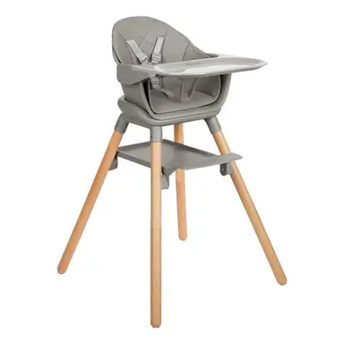 Kikka Boo High Chair 6in1 Woody Grey