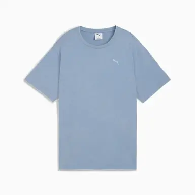 Puma Essentials Elevated Relaxed Wash Tee - Cool Blue