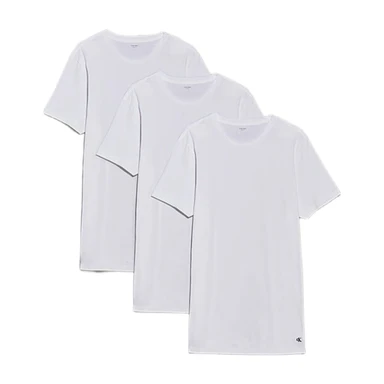 Calvin Klein T-shirt Col Rond 3 Pièces - Cotton Classics - Blanc L
