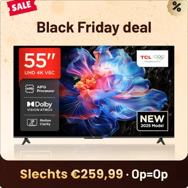 [Black Friday Deal] TCL 55V6C 55inch 4K Ultra HD 60Hz TV