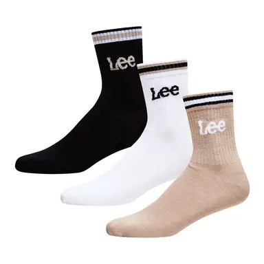LEE Joanne sportsokken zand/écru/antraciet 37 40