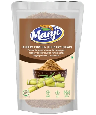 Manji Poudre de jaggery ou sucre de campagne - 500 g