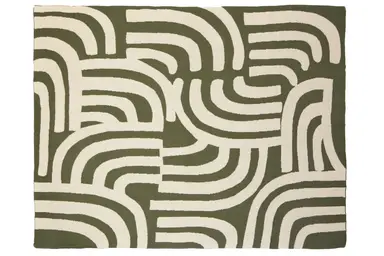 Bosie Throw Ozella Green/Cream