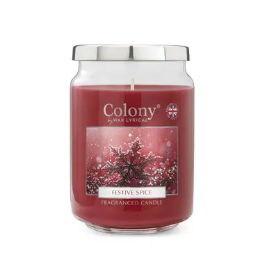 Wax Lyrical Candle Colony Festive Spice Glass Jar 475g