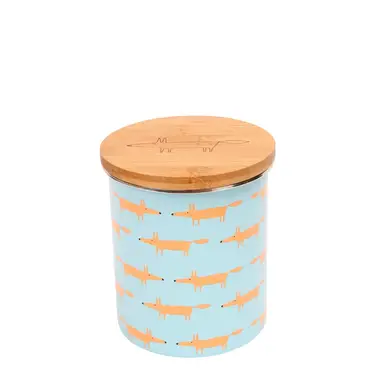 Scion by Dexam Mr Fox Tea/Coffee/Sugar Storage Jar Multi Print - Blue
