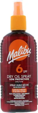MALIBU 200ML SPF 6 DROGE OLIE SPRAY