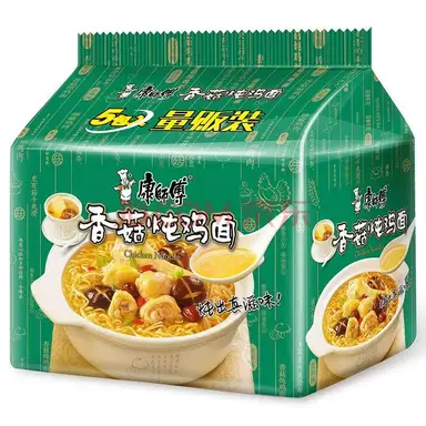 Master Kong Instant Noodles Chicken Mushroom Flavour 100g*5