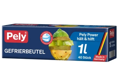 Pely Gefrierbeutel 1l  40 Bt