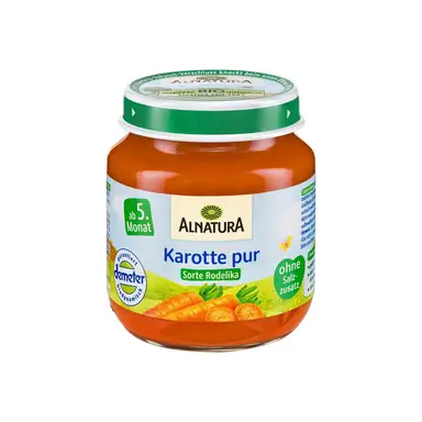Alnatura Bio-Karottenpüree (ab 4 Monaten) 125 g