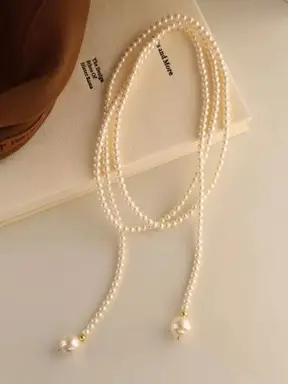 Voxis XL02 popular design, versatile, light luxury, high-end pearl necklace with a variety of wear