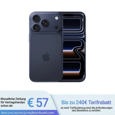 iPhone 17 Pro Max 256 GB Tiefblau