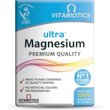 Vitabiotics Ultra Magnesium Daily Wellness Support Tablets - 60 Tablets