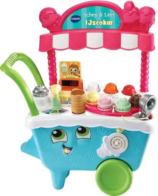 VTech Peuter Leer Scoop & Leer IJsjeswagen Speelset - Multicolor, 21,7 x 51,6 x 63,2 cm