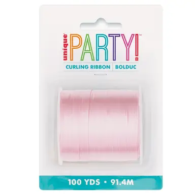 Unique Party Curling Ribbon, Pastel Pink, 90m
