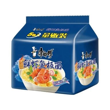 Master Kong Instant Noodles Fish and Shrimp Flavour 100g*5