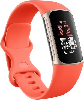 Fitbit Charge 6 - Coral/ Gold