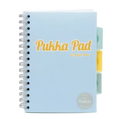 Pukka Pad A5 Pastel Project Book, Pack of 3