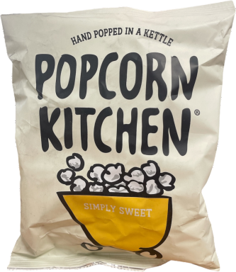 Popcorn Kitchen - Simply Sweet Popcorn Sharing Bag - 100g