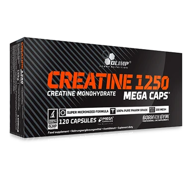 Body&Fit Olip Supplements Creatine Mega Caps 1250 Compléments alimentaires - 120 capsules