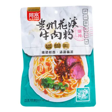 AK Huaxi Rice Noodle-Beef Flavour 阿宽贵州花溪牛肉粉270g