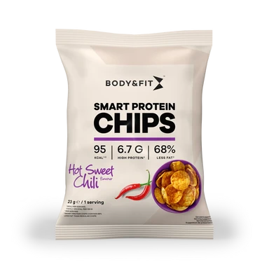 Body&Fit Smart Chips Pittig Zoete Chili 276 gram (12 zakjes)