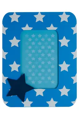 Premier Housewares Premier Kids Sternenmuster-Bilderrahmen, personalisierbarer Bilderrahmen, Wohnzimmer-Bilderrahmen, moderner Einzelrahmen