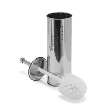 Croydex Toilet Brush & Holder - Chrome