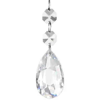 JU7CER 20PCS Crystal Mesh Pendant Ornaments - Tree of Life Hanging Decor, Window Ornament, Garden Light Catcher for Weddings, Christmas Must-Have