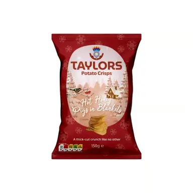 Taylors Hot Honey Christmas Pigs in Blankets Crisps 150g