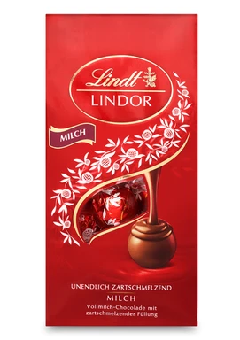 Lindt LINDOR Kugel Beutel Milch, 137g