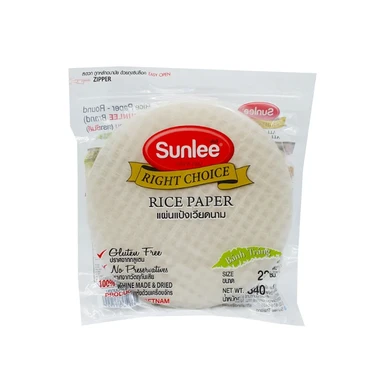 Rijstpapier Rond 22cm 340g