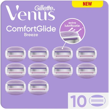Gillette Venus Comfortglide Breeze - 10 Scheermesjes - voor Vrouwen