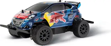 Carrera RC Red Bull Peugeot WRX 208 Rallycross - 25 km/h, Waterdicht