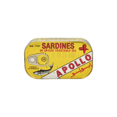 Apollo Sardines à l'huile végétale épicée - 125 g