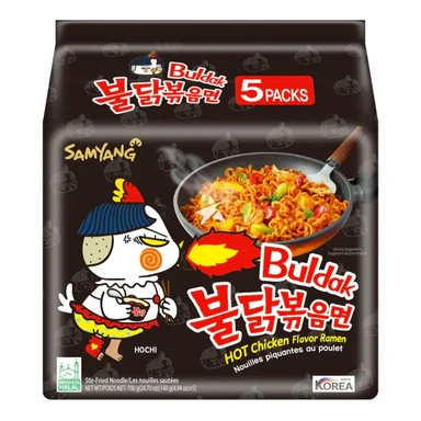 Samyang Buldak Ramen Poulet Pimenté Original - Lot de 5