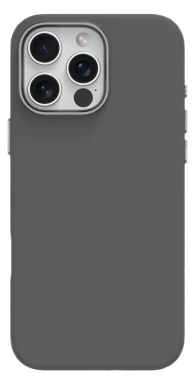 COMMA Nature Series Magnetic Silicone Phone Case - iPhone16 Pro - Grey