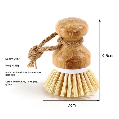Fresh Start Bamboo Mini Scrub Brush
