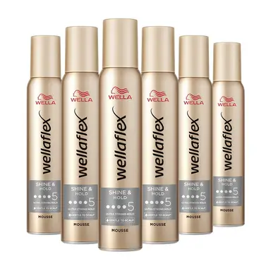 Wella Flex Haarmousse Shine & Hold 200ml