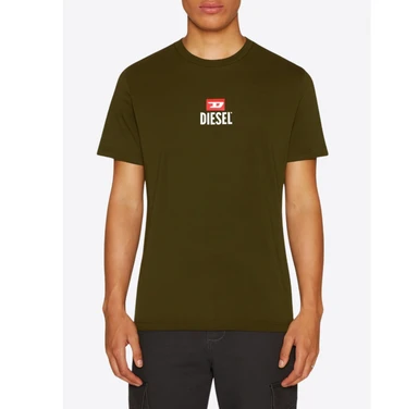 DIESEL T-JUST -SMALL-NEW D LOGO T-SHIRT M