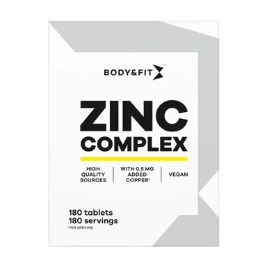 Body&Fit Zinc Complex Complément alimentaire - 180 comprimés