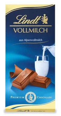 Lindt Vollmilchtafel, 100 g