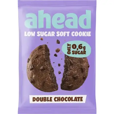 ahead zuckerarme Doppelschokoladen-Soft-Cookies (40 g x 4er Pack) x10
