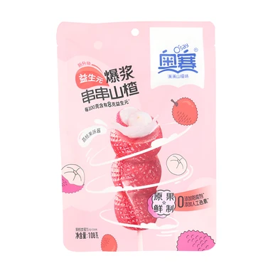 O'Say Juicy Stuffed Hawthorn Lychee Flavor 108g