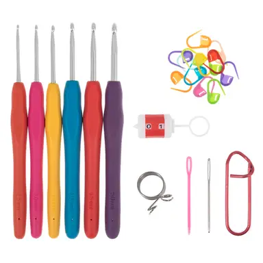 Milward Crochet  Kit – 31 Piece Essentials Starter Pack