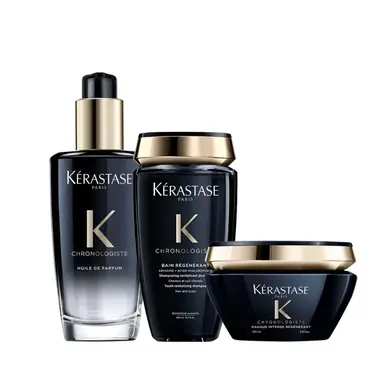 Kérastase Black Diamond set shampoo 200 ml + haarmasker 200 ml + haarserum 75 ml