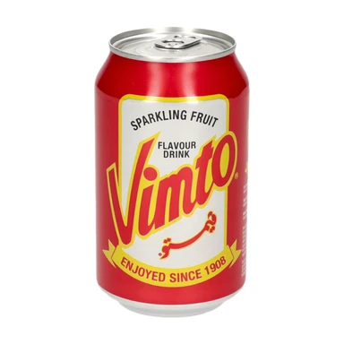 Vimto Boisson gazeuse saveur fruitée en canette - 330 ml
