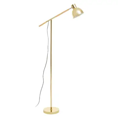 Interiors by Premier Floor Lamp Stockholm Metallic Gold H:155cm