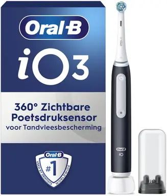 ORAL-B iO 3N - Elektrische Tandenborstel - Zwart Slimme Druksensor 3 Modi IO3-serie Zwart