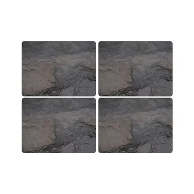 Pimpernel Midnight Slate Set of 4 Large Placemats